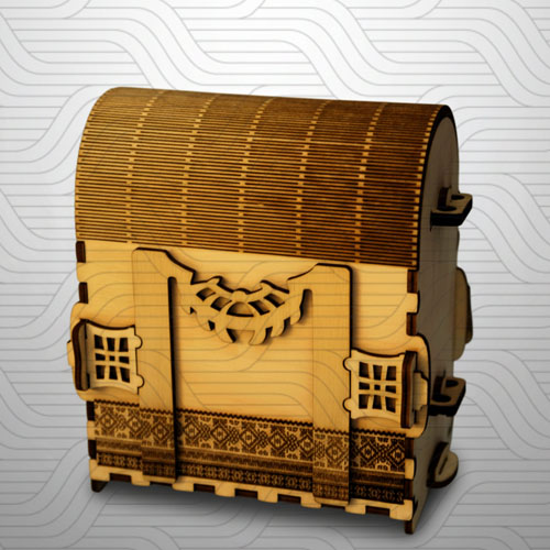 13 دانلود طرح آماده برش لیزر صندوقچه(4میل) کد 11565 - تصویر 1