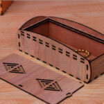 دانلود طرح آماده برش لیزر جعبه کشویی مستطیلی کد 11655