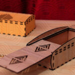 دانلود طرح آماده برش لیزر جعبه کشویی مستطیلی کد 11655 - تصویر 2