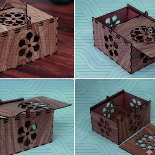 65 دانلود طرح آماده برش لیزر جعبه درب کشویی کد 11712 - تصویر 1