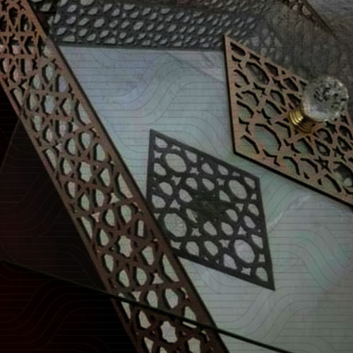 دانلود طرح آماده برش لیزر جعبه پذیرایی مستطیل کد 11830