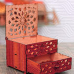 دانلود طرح آماده برش لیزر جعبه کادو کشو دار کد 11831