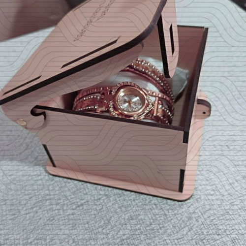 دانلود طرح آماده برش لیزر جعبه ساعت جدید کد 11896