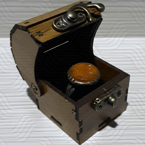 دانلود طرح آماده برش لیزر جعبه انگشتر صندوقچه ای شیک کد 11901