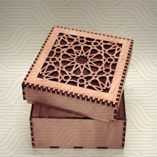 دانلود طرح آماده برش لیزر جعبه شیک کد 11959