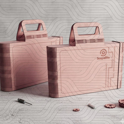 174 دانلود طرح آماده برش لیزر جعبه چوبی مدل کیف کد 11960 - تصویر 1