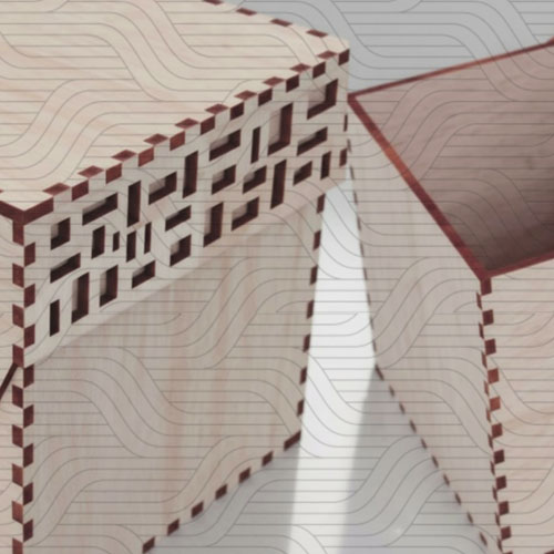 دانلود طرح آماده برش لیزر جعبه درب دار فانتزی کد 11964