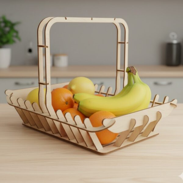 دانلود طرح آماده برش لیزر سبد توری (با نقشه) کد 11956