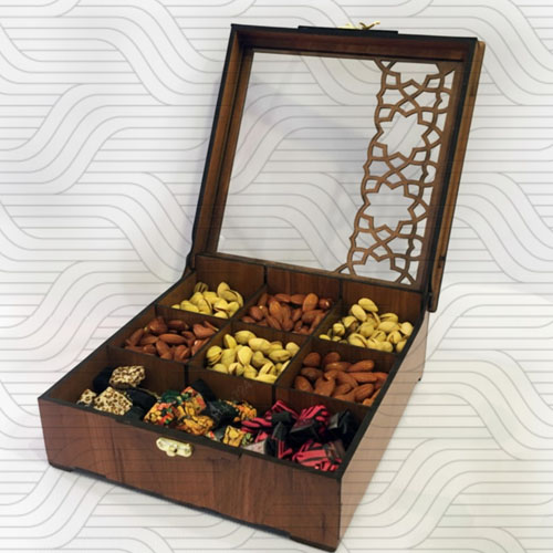 دانلود طرح آماده برش لیزر جعبه آجیل کد 11786